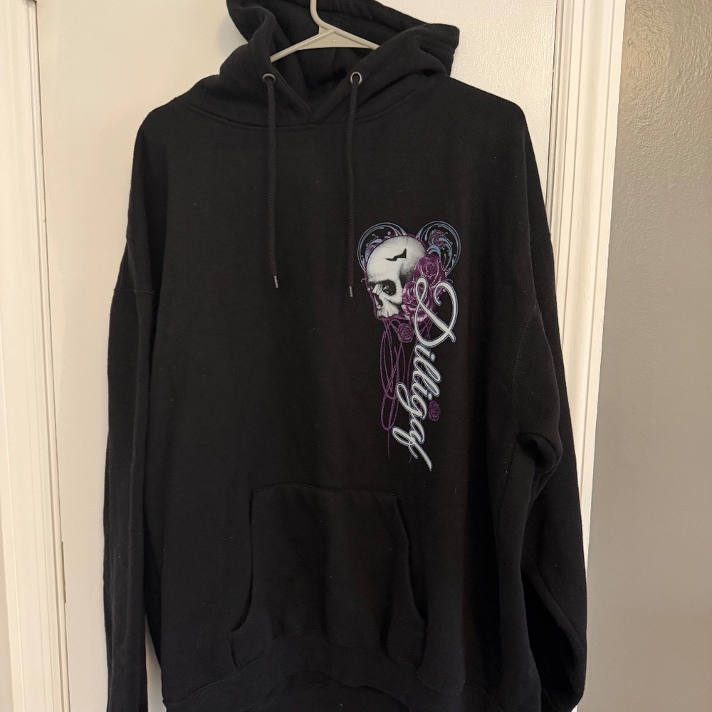 DILLIGAF by Bohica Bill women's Biker sweatshirt size 2XL (190)